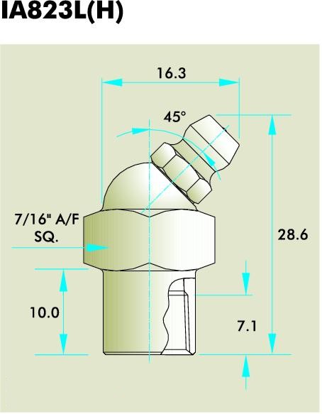 IA823L(H) Grease Fitting