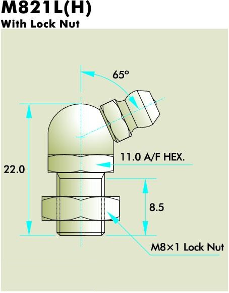 M821L(H) Grease Fitting