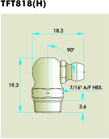 TFT818(H) Grease Fitting